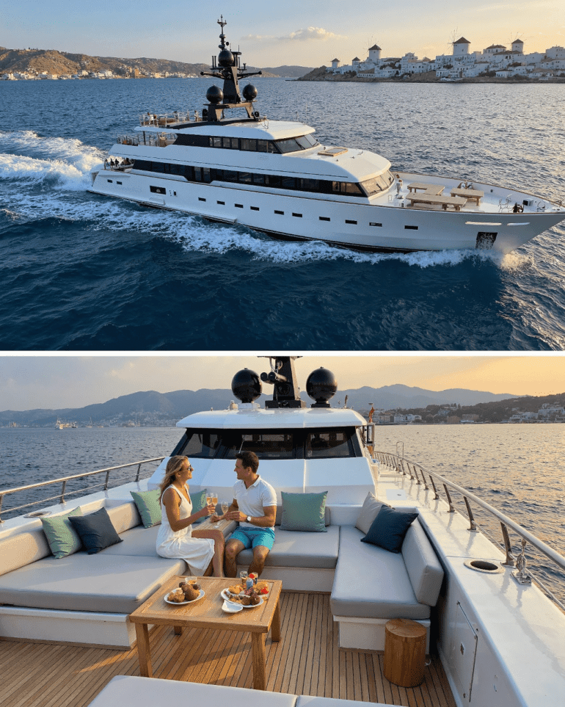 Elite Greece Travels – Luxury Tours in Greece, Mykonos luxury private yacht sailing