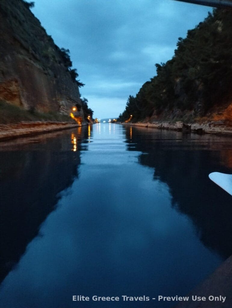 Luxury Private Corinth Canal Cruise – Exclusive Glass-Bottom Boat Experience