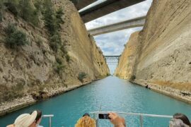 Corinth Canal Classic Cruise - Glass-bottom boat Corinth Canal