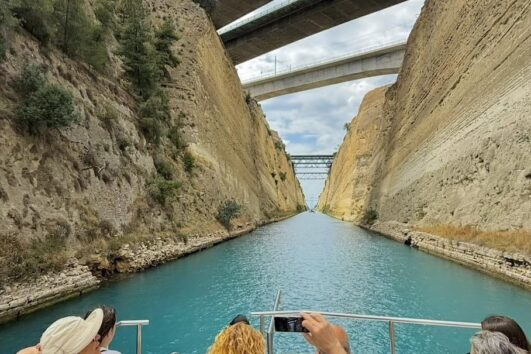 Corinth Canal Classic Cruise - Glass-bottom boat Corinth Canal