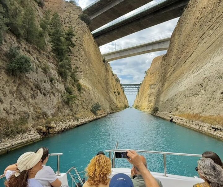 Corinth Canal Classic Cruise - Glass-bottom boat Corinth Canal
