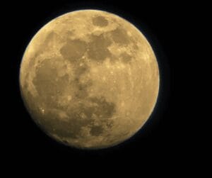 Full moon rising over Spetses sky during a stargazing tour in Greece