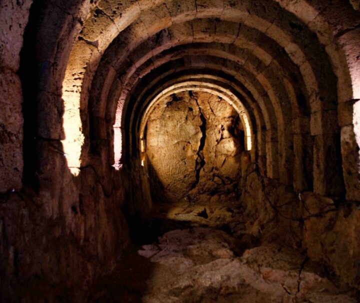 Necromanteion of Acheron archaeological site in Epirus Greece